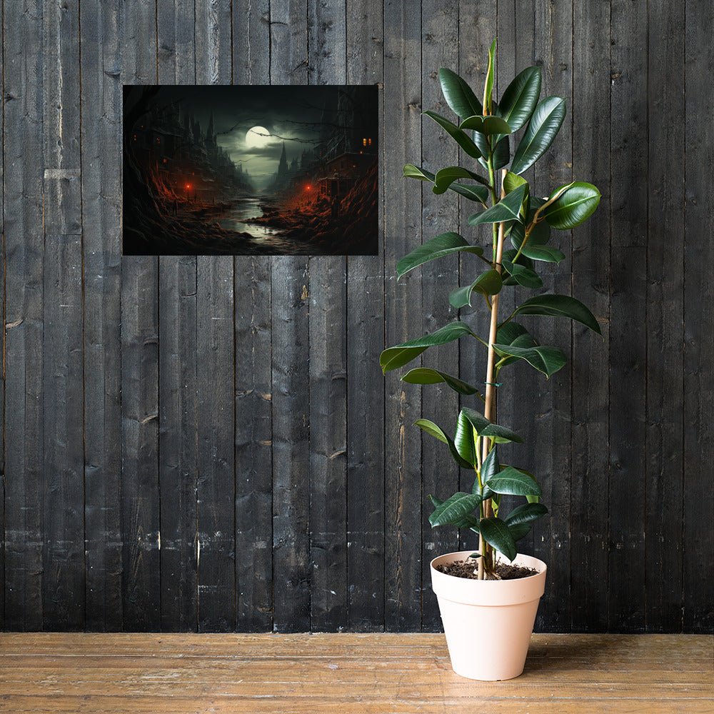 Eerie City Poster - Waywardthird -