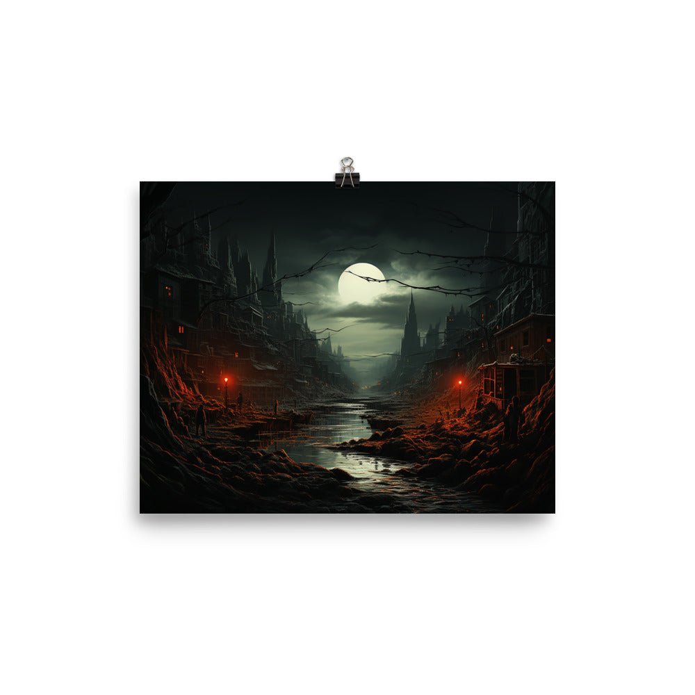 Eerie City Poster - Waywardthird -