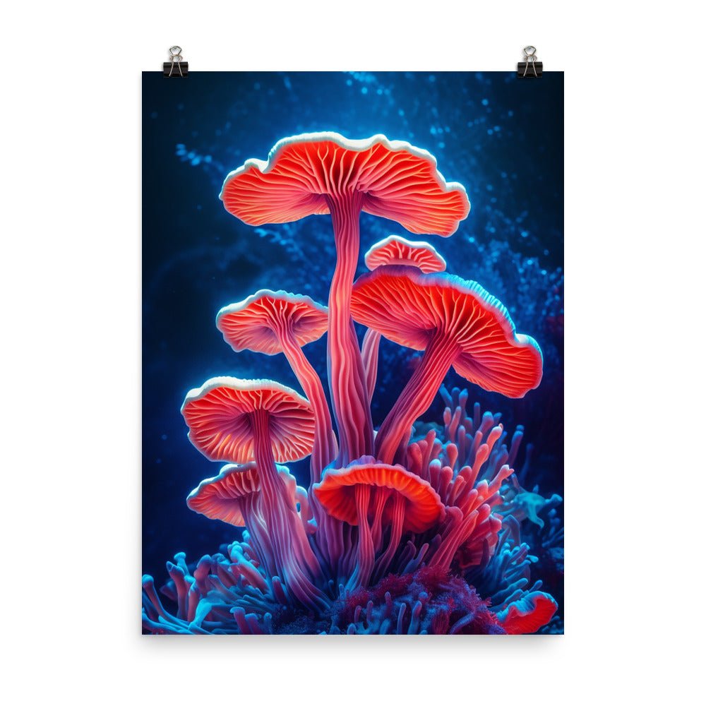 Neon Fungal Fantasia - Waywardthird -