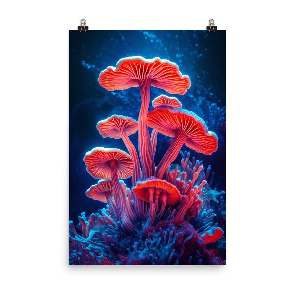 Neon Fungal Fantasia - Waywardthird -
