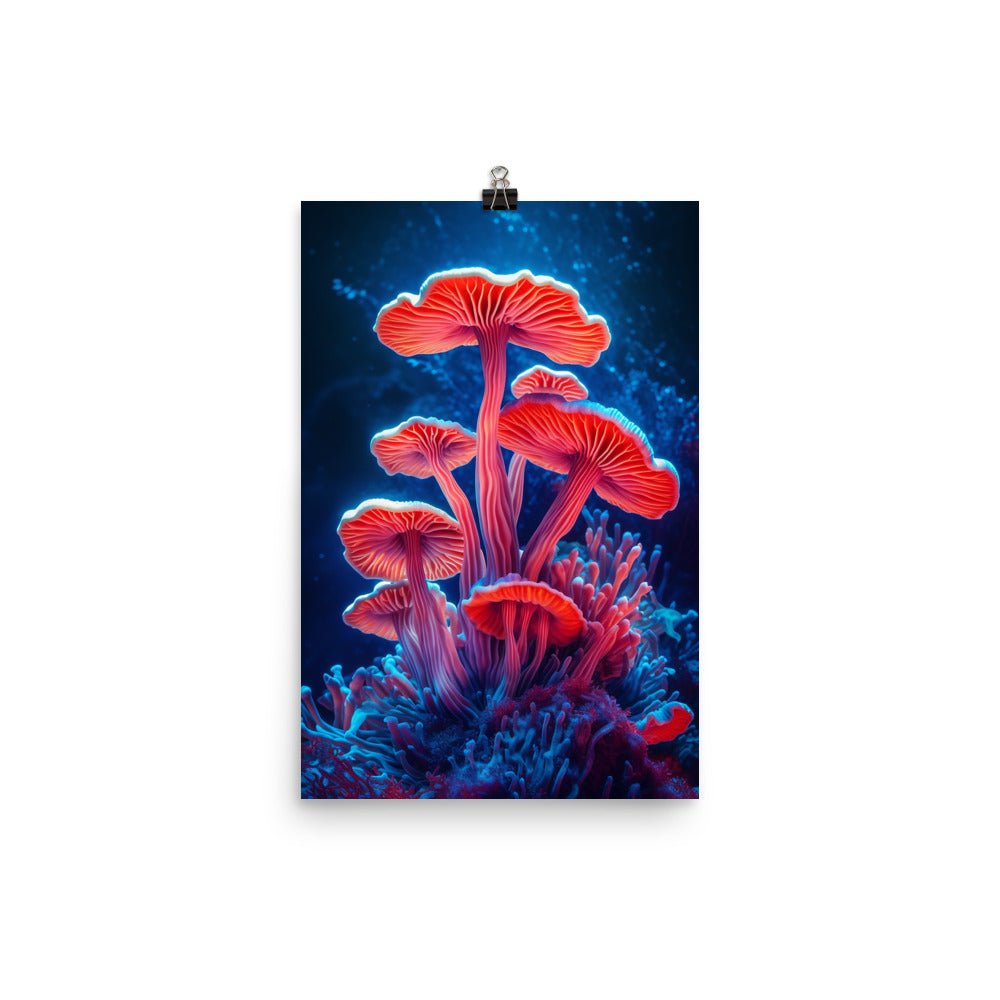 Neon Fungal Fantasia - Waywardthird -