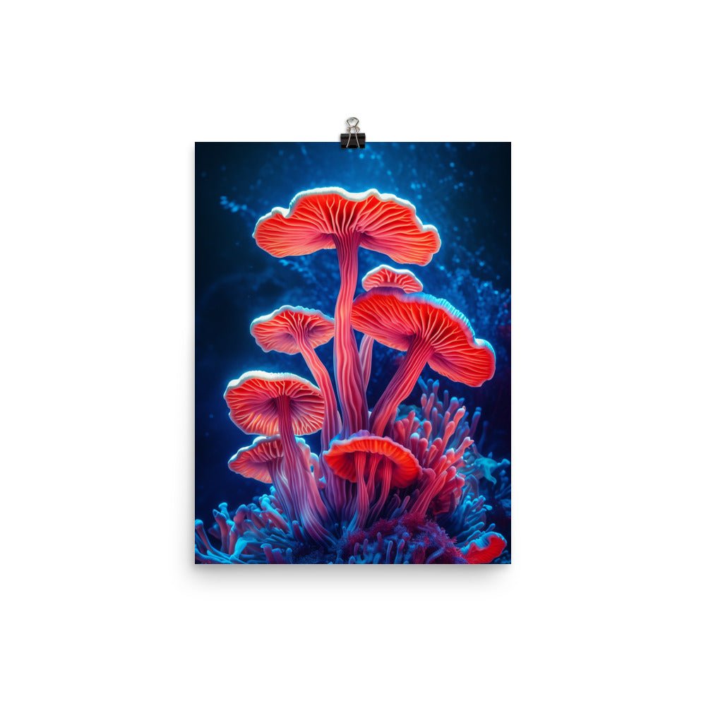 Neon Fungal Fantasia - Waywardthird -