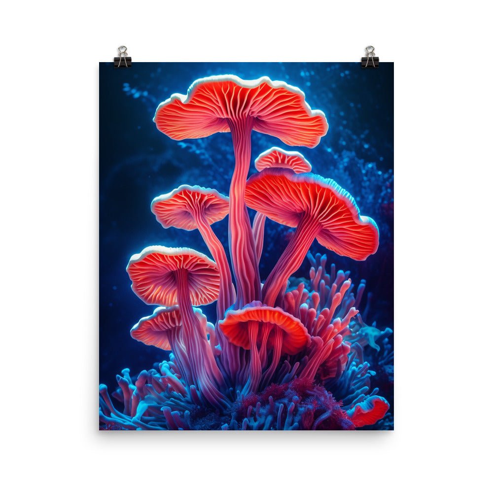 Neon Fungal Fantasia - Waywardthird -