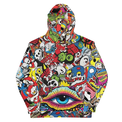 Decal Detonation Hoodie - Waywardthird - Hoodie