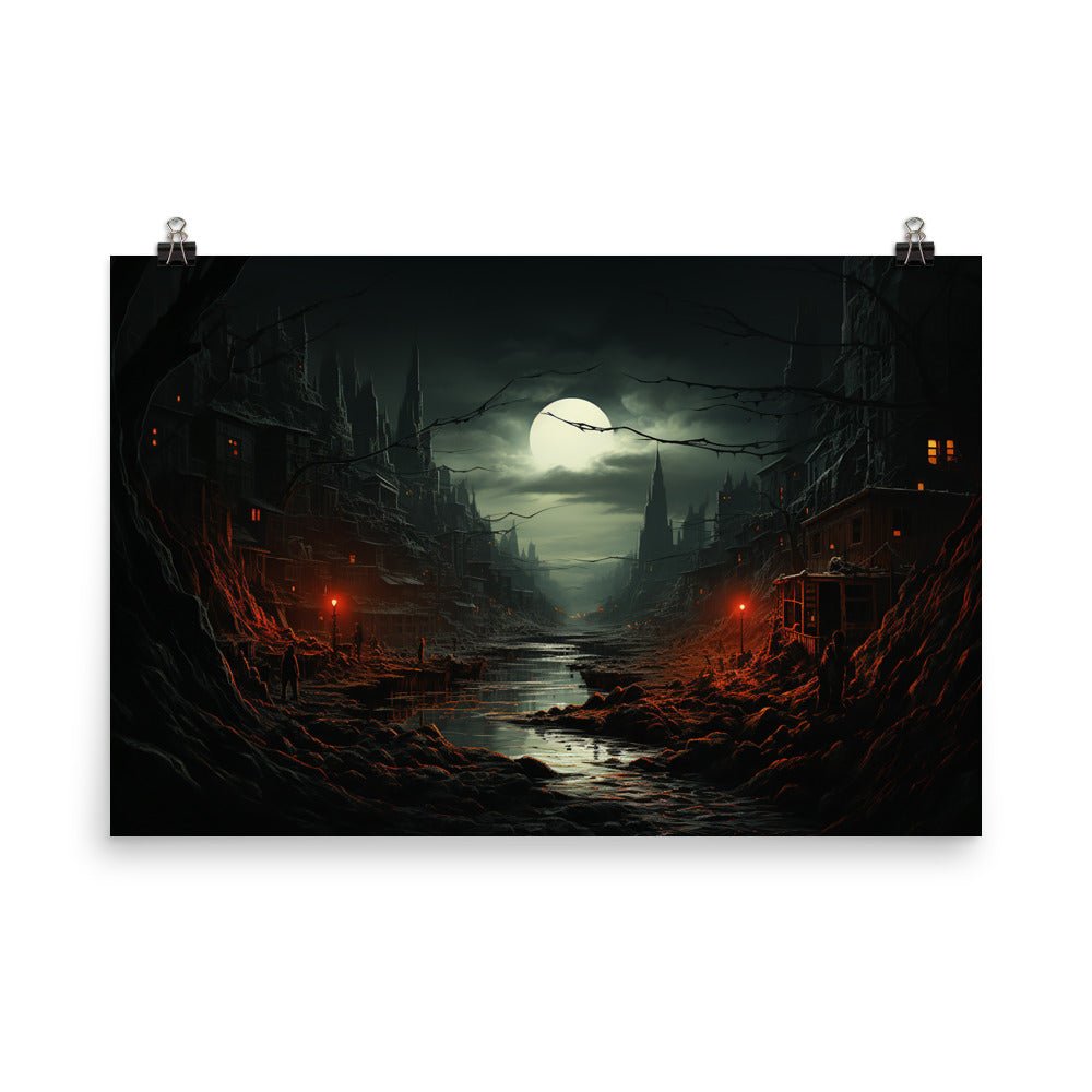 Eerie City Poster - Waywardthird -