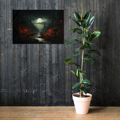 Eerie City Poster - Waywardthird -