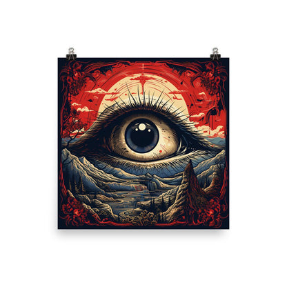 Eye Over Mountains - Waywardthird - Poster