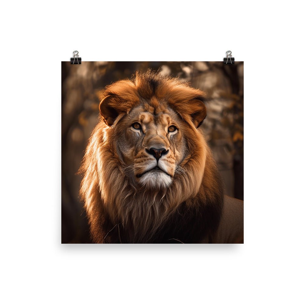 Lion Poster - Waywardthird -