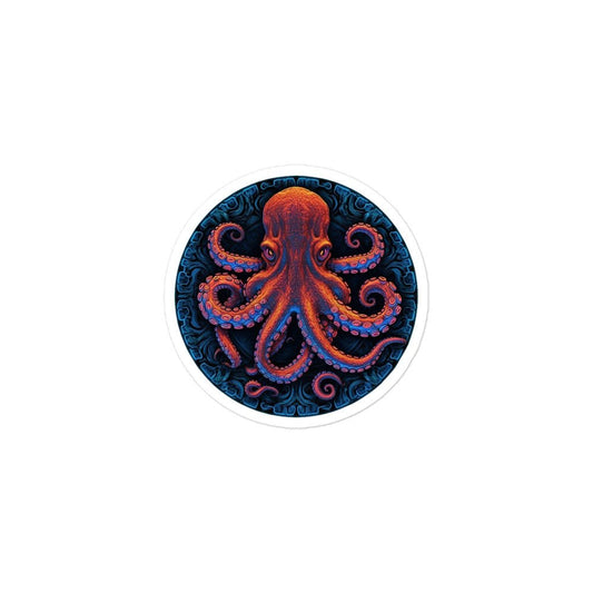 Octopus Sticker - Waywardthird -