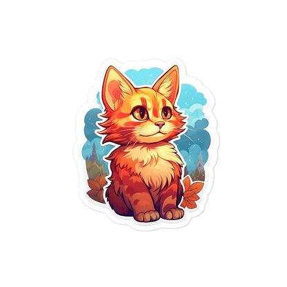 Purr-fectly Adorable Cat Sticker - Waywardthird -